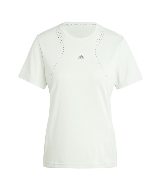 Camiseta de Fitness D4T Heat.Rdy Mujer Verde