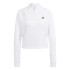 Moletom Fitness adidas Mulher from Essentials Tr-Es 1/4Zip Branco
