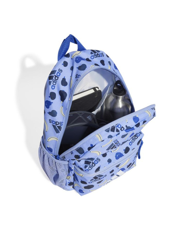Mochila adidas Infantil Mochila estampada azul