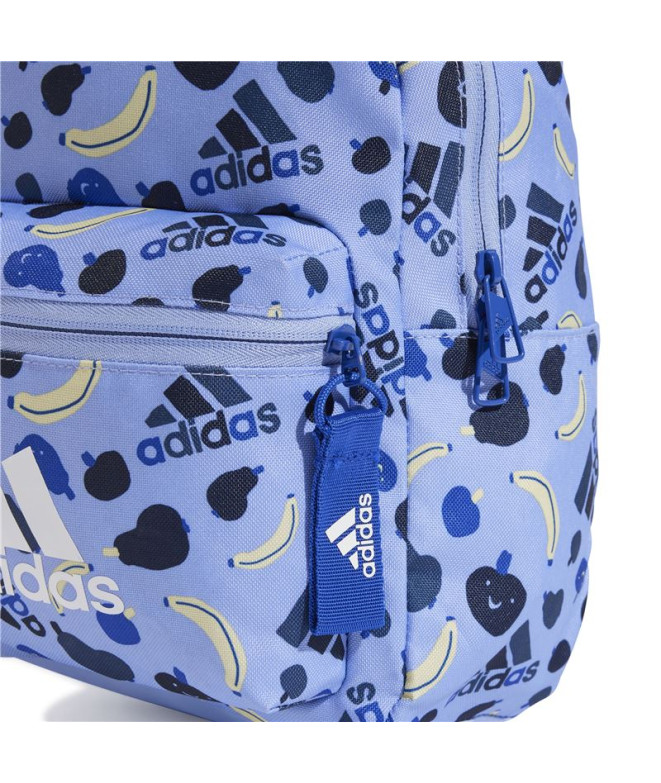 Mochila adidas Infantil Mochila estampada azul