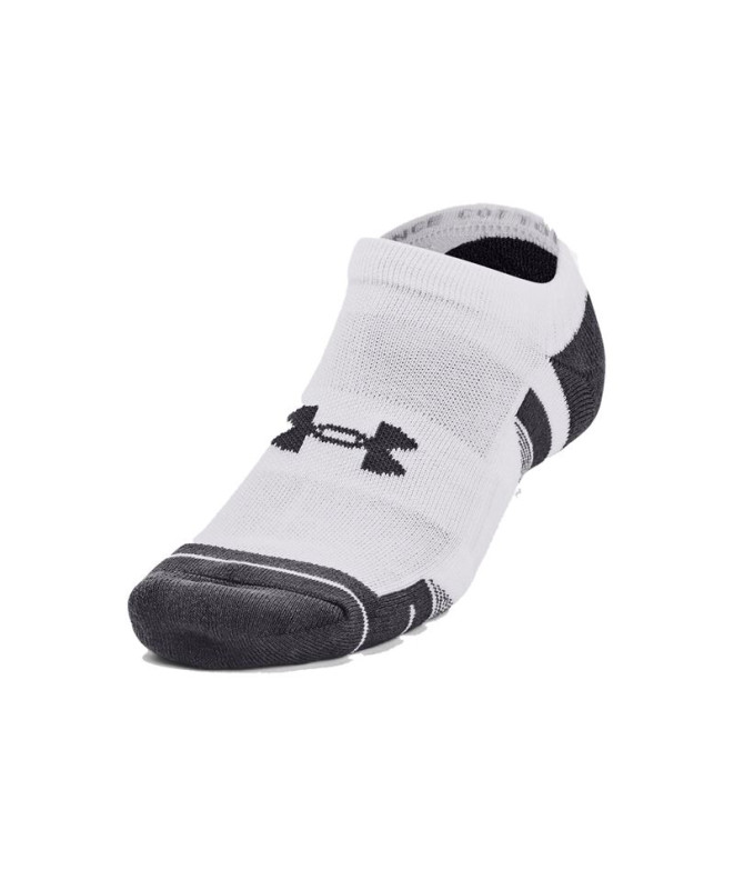Calcetines de Fitness Under Armour Performance Cotton 3Pk Ns Blanco