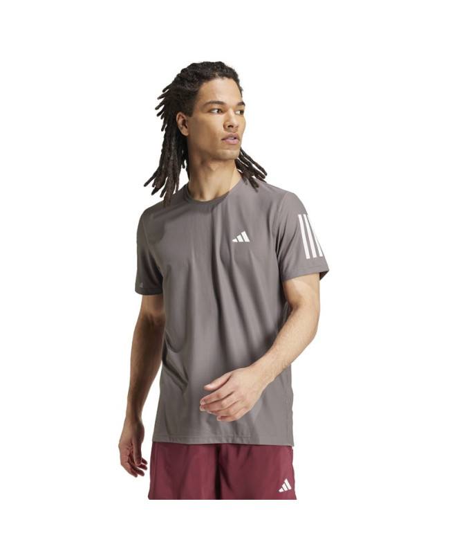 Camiseta de Running adidas Own The Run Hombre Carbón