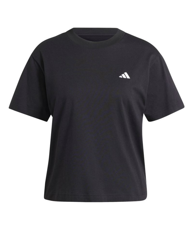 Camiseta adidas Mulher Essentials Small Logo Preto