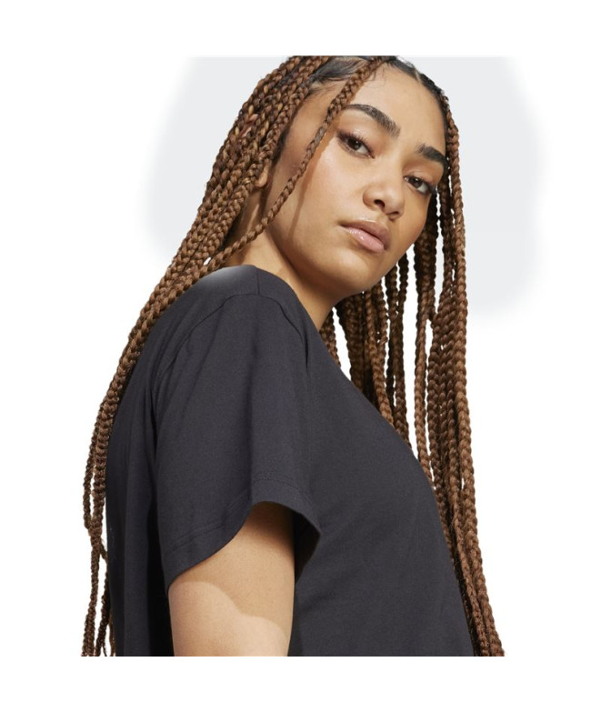 Camiseta adidas Mulher Essentials Small Logo Preto