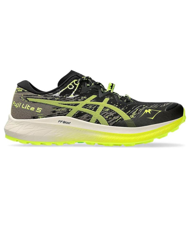 Zapatillas de Trail ASICS Fuji Lite 5 Hombre Negro
