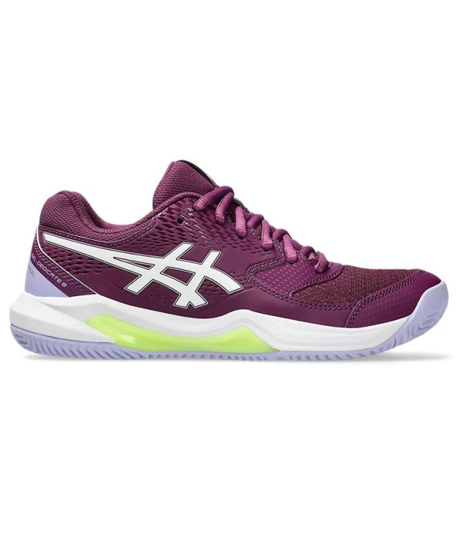 Chaussures Pádel Gel Femme by ASICS -Dedicate 8 Padel Pink