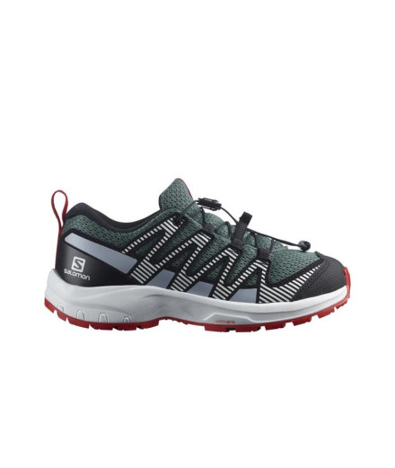 Chaussures Montagne Salomon de XA Pro V8 Gris/Bleu/Rouge...