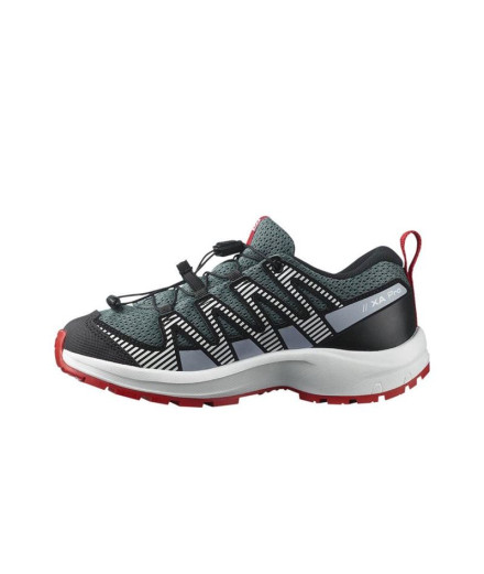 Chaussures Montagne Salomon de XA Pro V8 Gris/Bleu/Rouge... 2