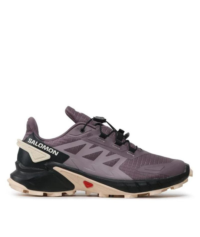 Chaussures Trail Salomon de Supercross 4 violet/noir Femme