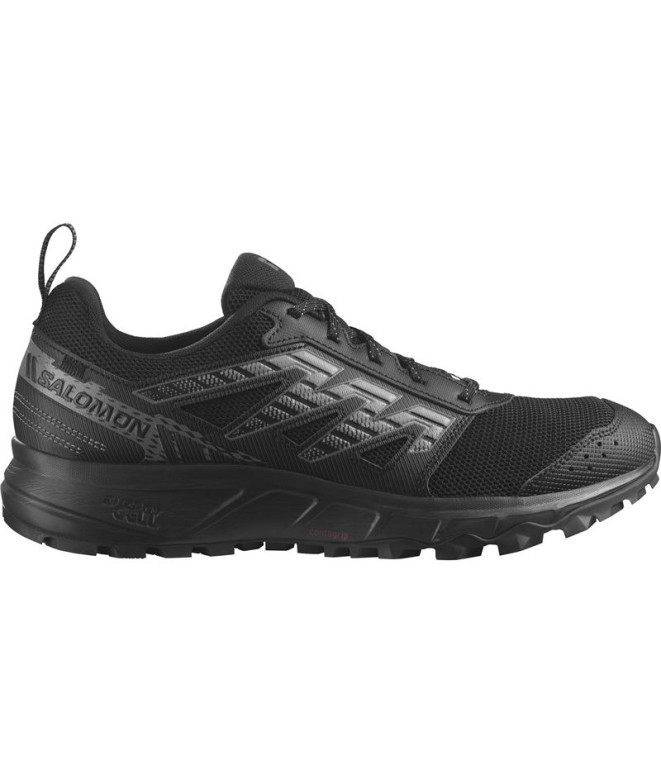 Sapatilhas Trail Salomon de Wander Preto/Cinza Homem