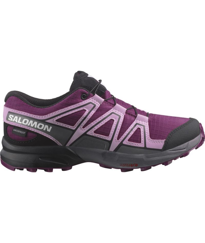 Chaussures Salomon Speedcross Lilas Enfant