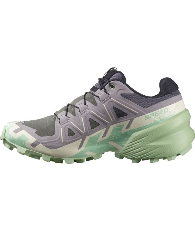 Sapatilhas Salomon Speedcross 6 Verde Mulher
