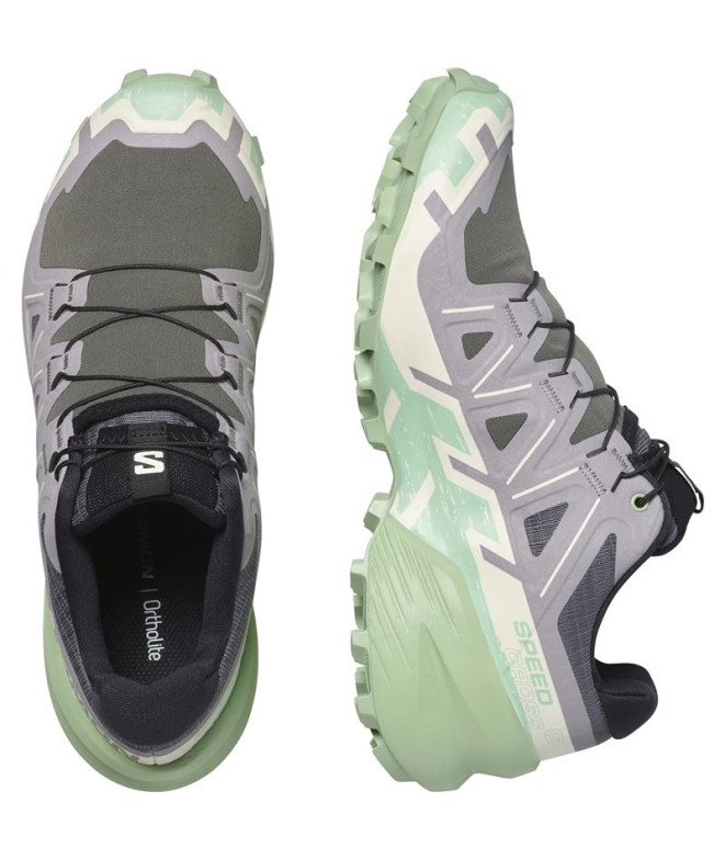 Sapatilhas Salomon Speedcross 6 Verde Mulher