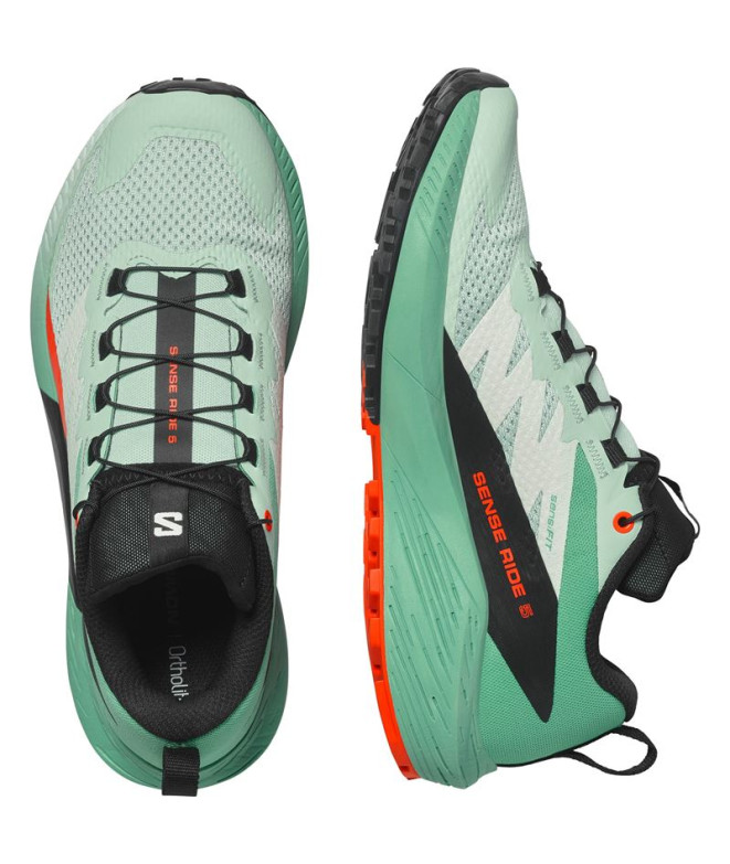 Sapatilhas Trail Salomon por Sense Ride 5 Green...