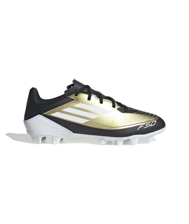 Futebol adidas Botas de Futebol F50 Club Messi Solo Flexível Ouro/Branco Botas de Futebol F50 Club Messi Solo Flexível Ouro/B...