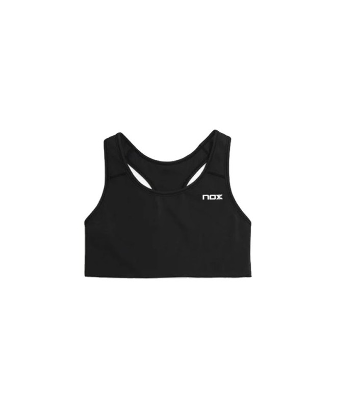 Sujetador deportivo de pádel Nox Pro Negro Mujer