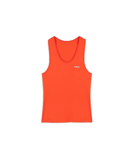 Camiseta de pádel Nox Team Fit Rojo Mujer