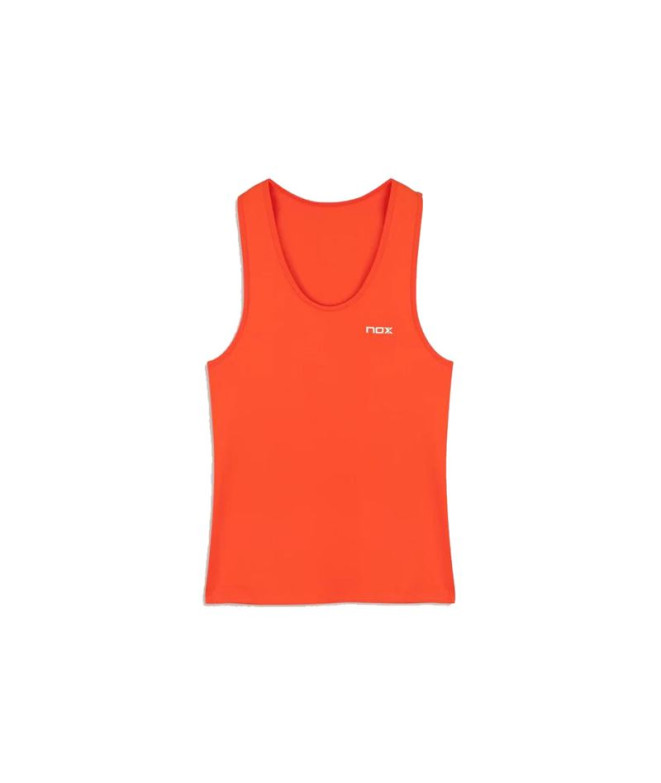 Camiseta de pádel Nox Team Fit Rojo Mujer