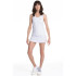Camiseta de pádel Nox Team Fit Blanco Mujer
