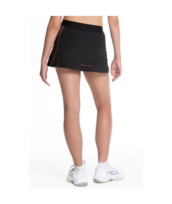 Falda de pádel Nox Team Negro Mujer