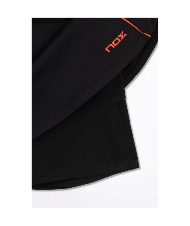 Falda de pádel Nox Team Negro Mujer