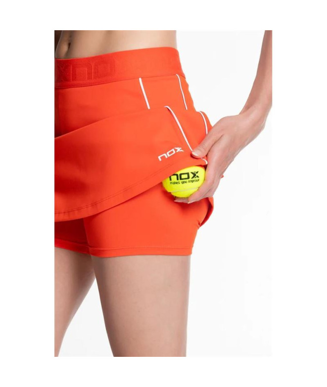 Falda de pádel Nox Team Rojo Mujer