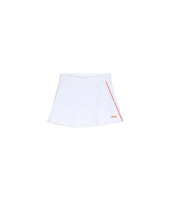 Falda de pádel Nox Team Blanco Mujer