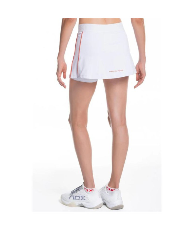 Falda de pádel Nox Team Blanco Mujer