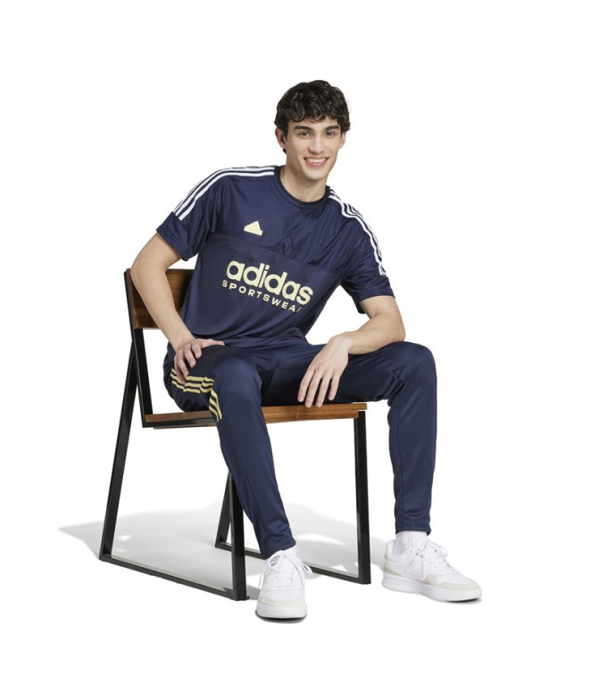 T-shirt adidas Homme Bleu de chauffe