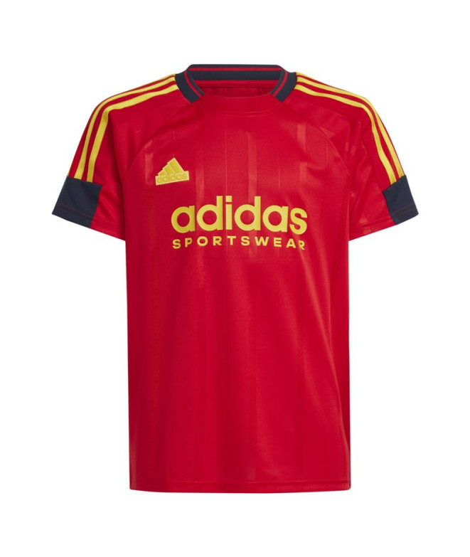 Camiseta adidas Tiro Nations Pack Infantil Rojo