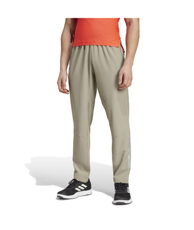 Calça Fitness Homem de Gym+ 3S Cinzento