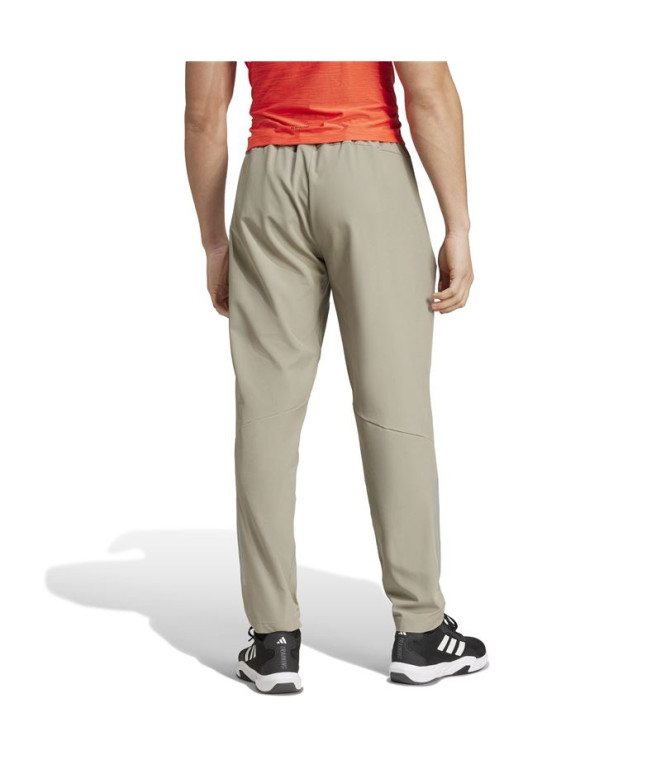 Pantalon Fitness Homme de Gym+ 3S Gris