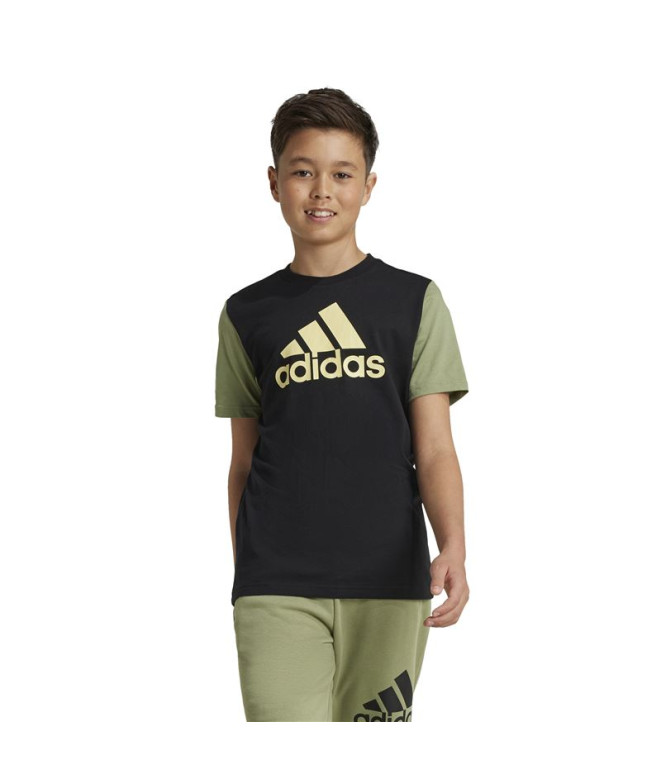 Camiseta adidas Essentials Big Logo Colorblock...