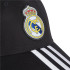 Boné Futebol adidas de Real Madrid Home Preto/Branco