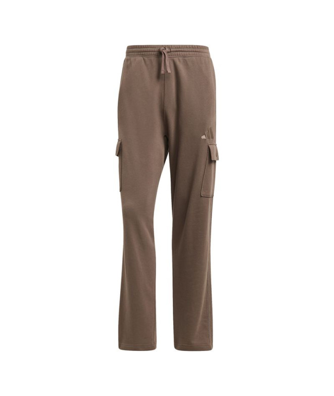 Pantalones adidas All Szn French Terry Graphic Seasonal Hombre Marrón