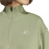 Sudadera adidas All Szn Fleece Loose Quarter-Zip Mujer Verde