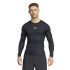 Camiseta Fitness adidas Homem by Techfit Compression Training Longsleeve Preto