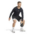 Camiseta Fitness adidas Homem by Techfit Compression Training Longsleeve Preto