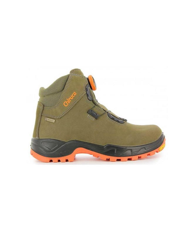 Chaussures Montagne Chiruca Femme de Cares Boa Hi Vis 08 Gore-Tex Vert / Orange