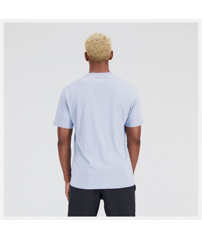 Camiseta New Balance Homem Essentials Stacked...