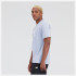 Camiseta New Balance Homem Essentials Stacked Logo Algodão Azul