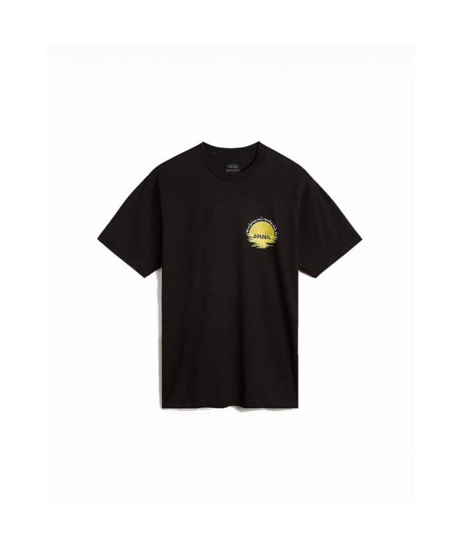 Camiseta Vans Homem Moonlighting Ss Crew Preto