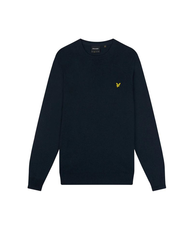 Sudadera Lyle & Scott Cotton Merino Crew Jumper Azul