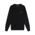 Moletom Lyle & Scott Cotton Merino Crew Preto