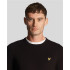 Moletom Lyle & Scott Cotton Merino Crew Preto