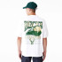 Camiseta New Era Oversized Milwaukee Bucks NBA Championship Blanco Hombe