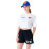 T-shirt New Era Logo de l'équipe NBA New York Knicks Blanc Femme