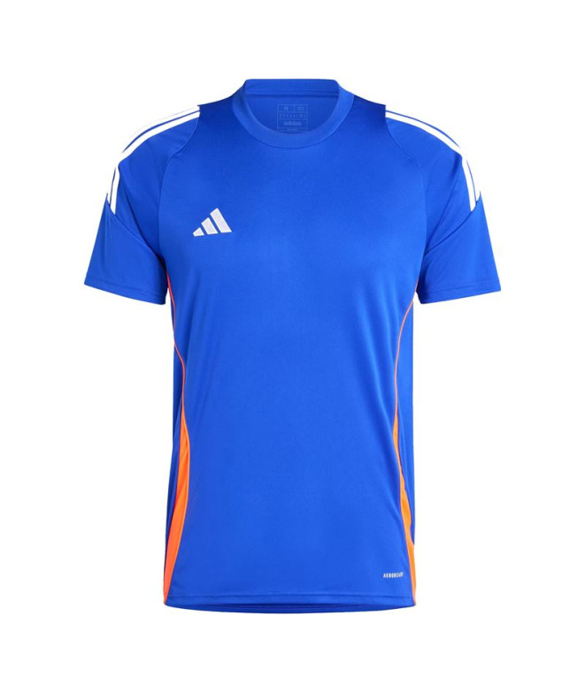 T-shirt Football adidas Homme de Tiro24 Bleu/Blanc