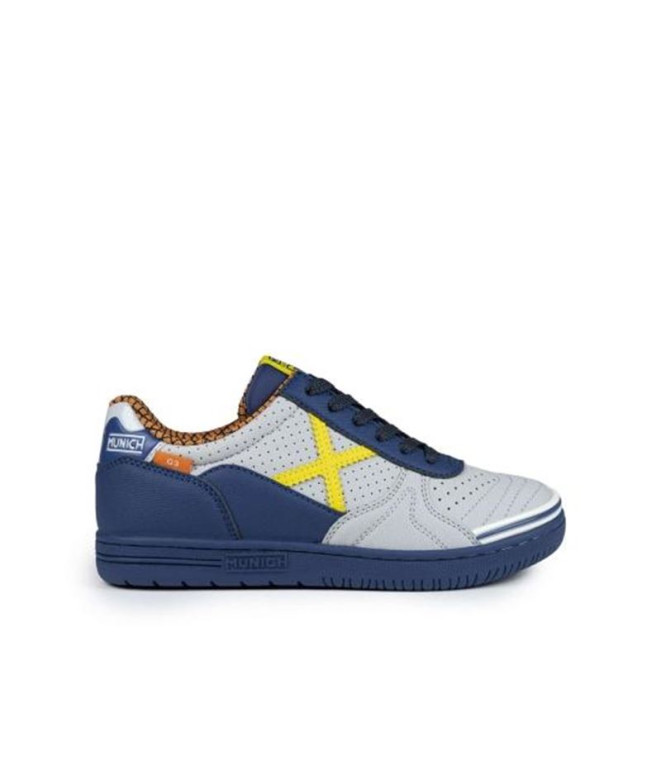 Zapatillas de Fútbol Sala Munich G-3 Kid Profit Sport 422 Infantil Gris