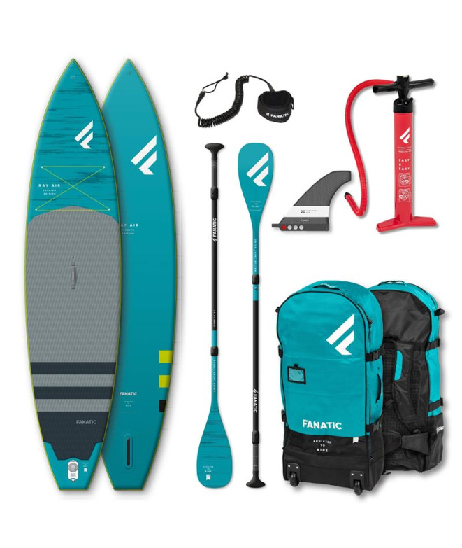 Tabela de Paddle Surfar Fanatic Pacote FAS-iSUP Ray Air Premium/C35